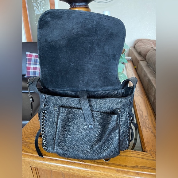 Coach Dakota Whipstitch Shoulder Bag with Chain Detail - Picture 7 of 12